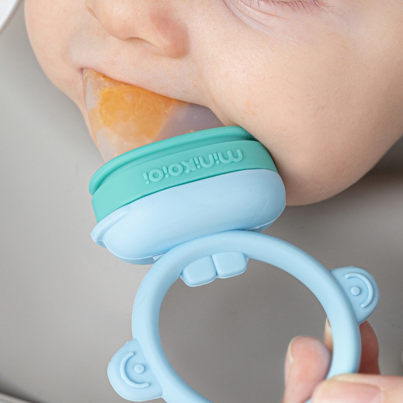 Grignoteuse en Silicone pour bébé - Découverte des aliments