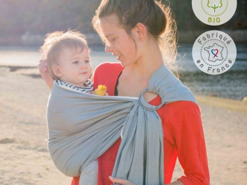 Écharpe De Portage Néobulle 4,6 M 100% Coton - Tissée Croisé, Confortable Pour Bébé Et Porteur